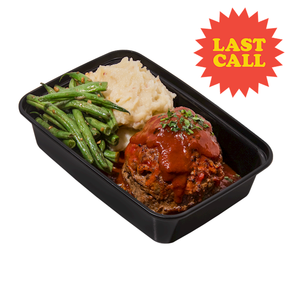 BBQ Meatloaf & Cauli Mash
