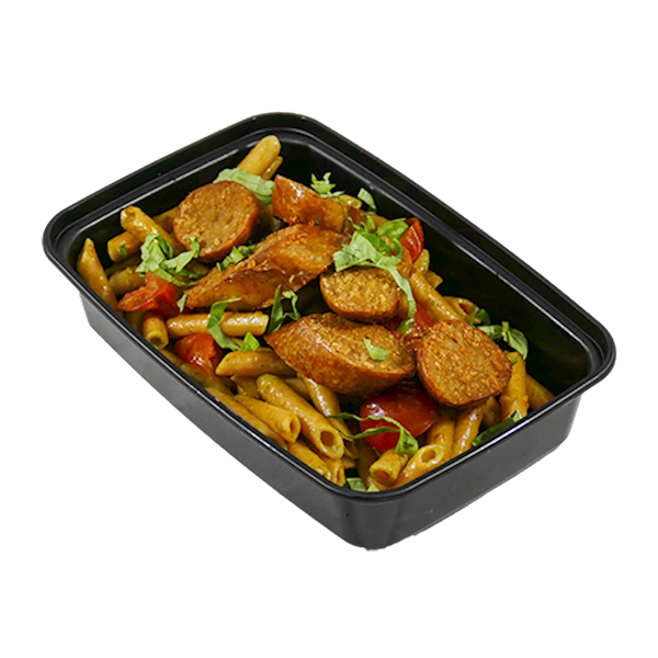 Beyond Sausage Pesto Pasta