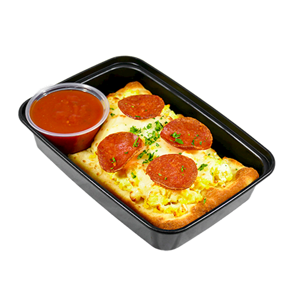 Breakfast Pepperoni Flatbread