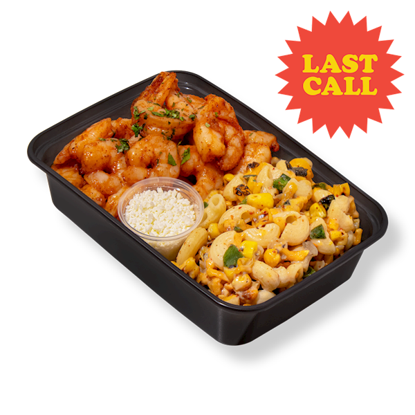 Elote Shrimp Mac & Cheese