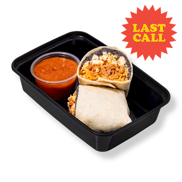 Turkey Rancheros Breakfast Burrito