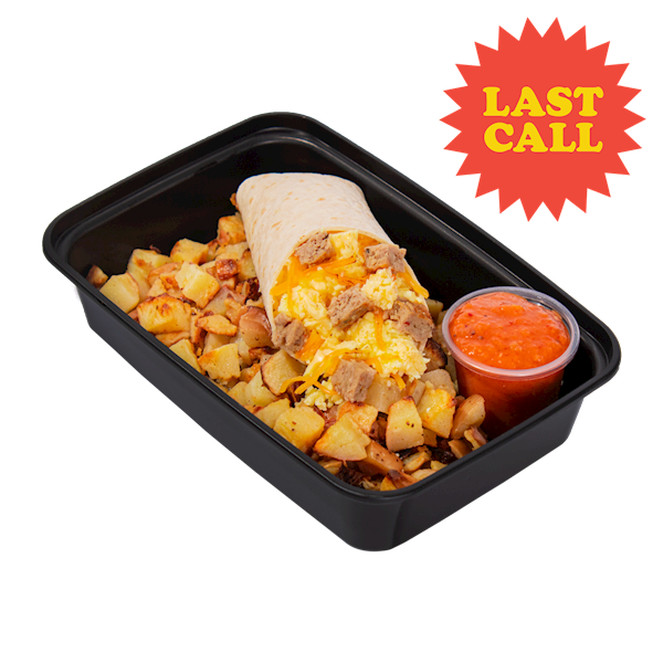 Turkey Sausage Breakfast Burrito